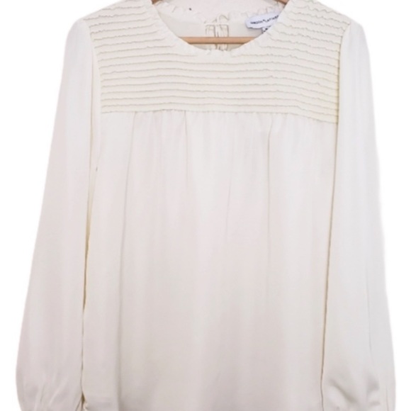 NWT GIBSON LATIMER CREAM/IVORY LONG SLEEVE BLOUSE Sz XL - Picture 9 of 11